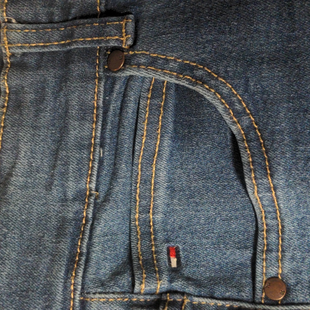 3/$15 Tommy Hilfiger girls skinny jean ultra rebel blue denim sz 16 youth EUC - Picture 5 of 10